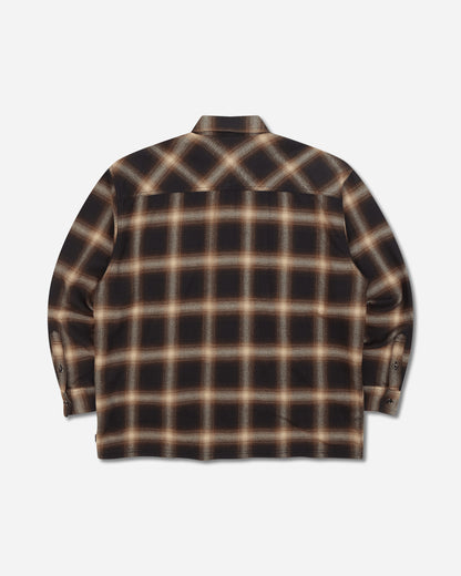 Neighborhood Hombre Check Shirt Ls Beige/Brown Shirts Longsleeve Shirt 262BENH-SHM01 BEBR