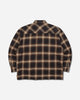 Neighborhood Hombre Check Shirt Ls Beige/Brown Shirts Longsleeve Shirt 262BENH-SHM01 BEBR