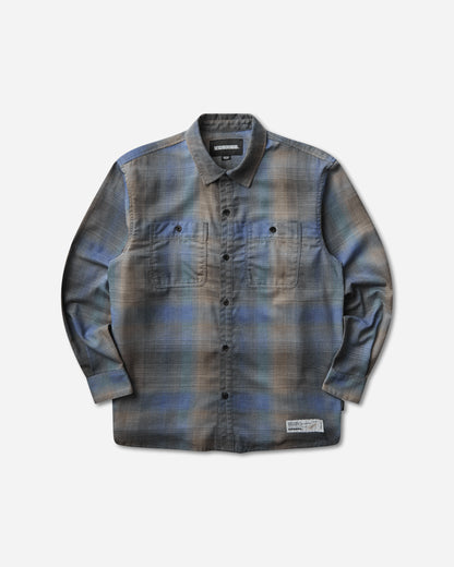 Neighborhood Hombre Check Shirt Ls Purple Shirts Longsleeve Shirt 261AQNH-SHM04 PURPLE