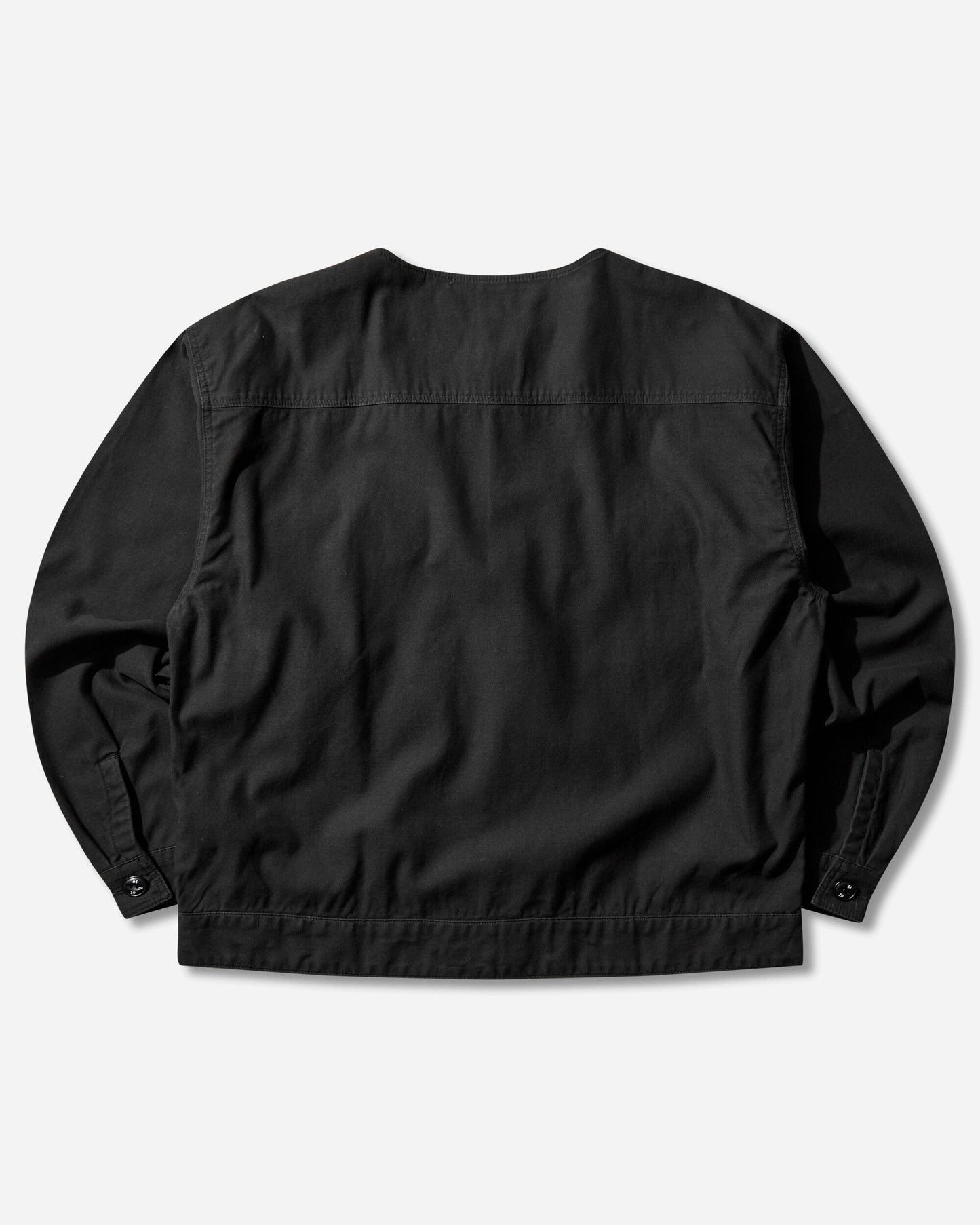 Neighborhood No Collar Shirt Ls Black Shirts Longsleeve Shirt 252AQNH-SHM06 BLACK