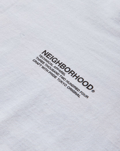 Neighborhood Spot Tee SS 10 White Shirts Longsleeve Shirt 251PCNH-ST15S WHITE