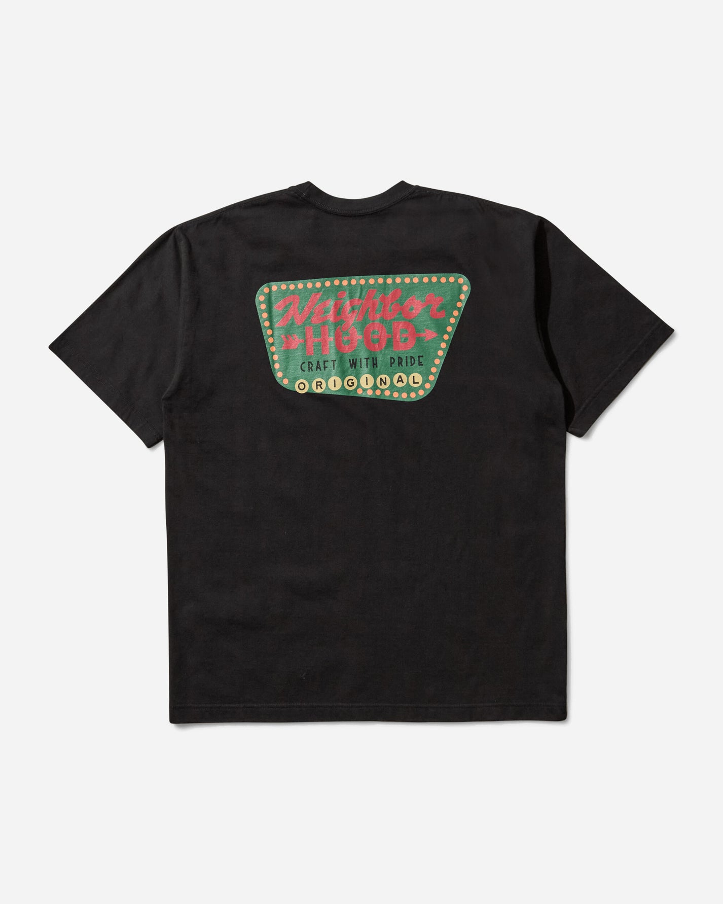 Neighborhood Spot Tee SS 9 Black Shirts Longsleeve Shirt 251PCNH-ST14S BLACK