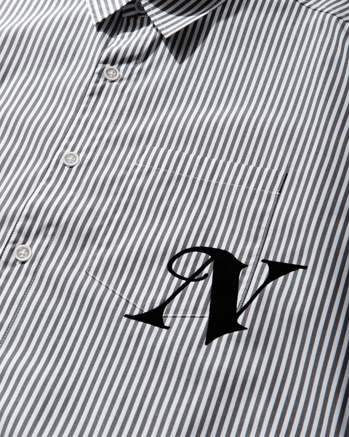 Neighborhood Stripe Shirt Ls Black Shirts Longsleeve Shirt 261SPNH-SHM04 BLACK