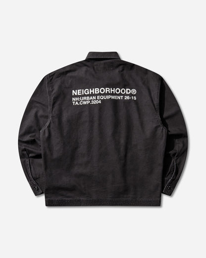 Neighborhood Zip Field Shirt Ls Black Shirts Longsleeve Shirt 261AQNH-SHM06 BLACK