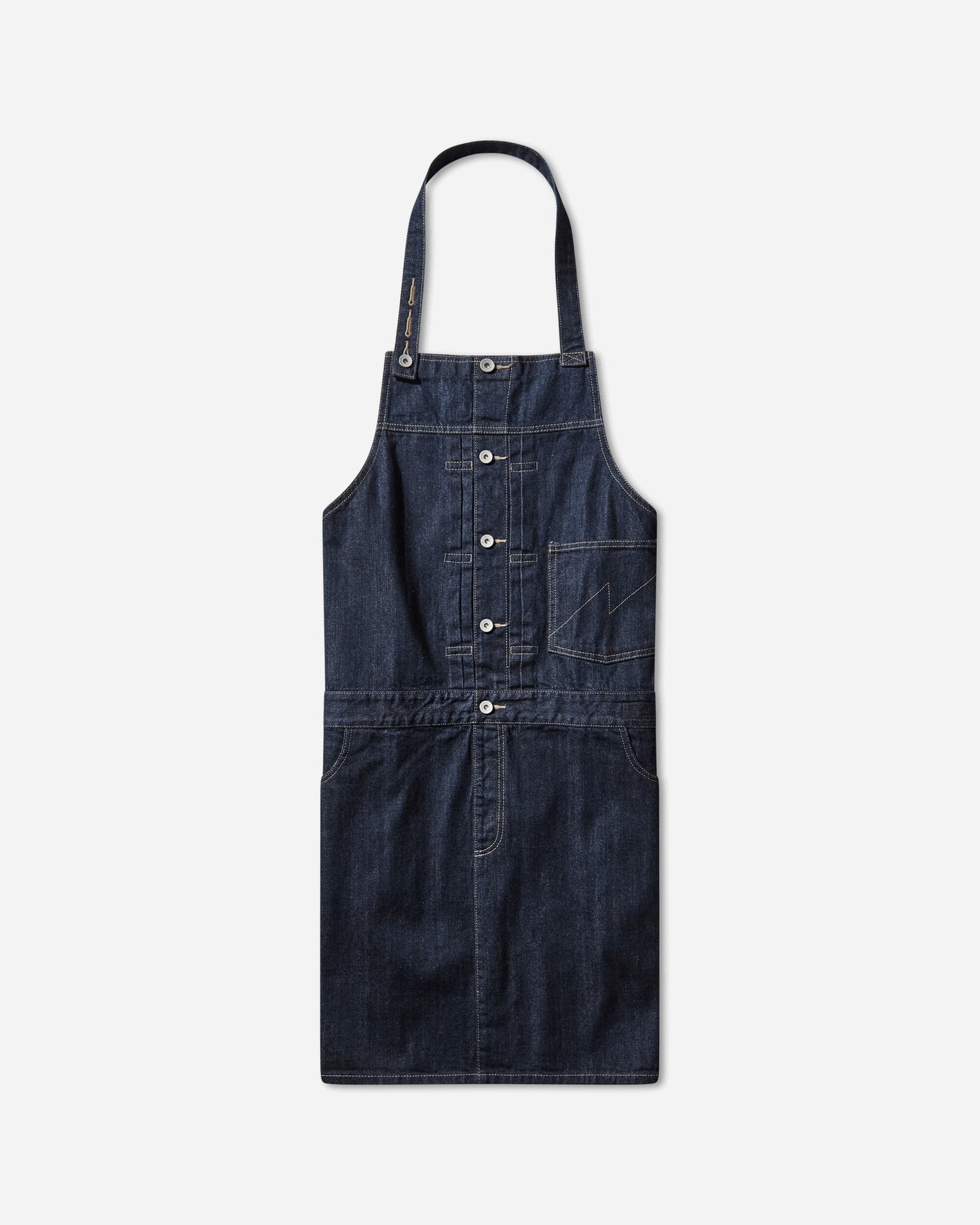 Neighborhood Denim Apron Indigo Shirts Overshirt 252ZANH-AC01 INDIGO