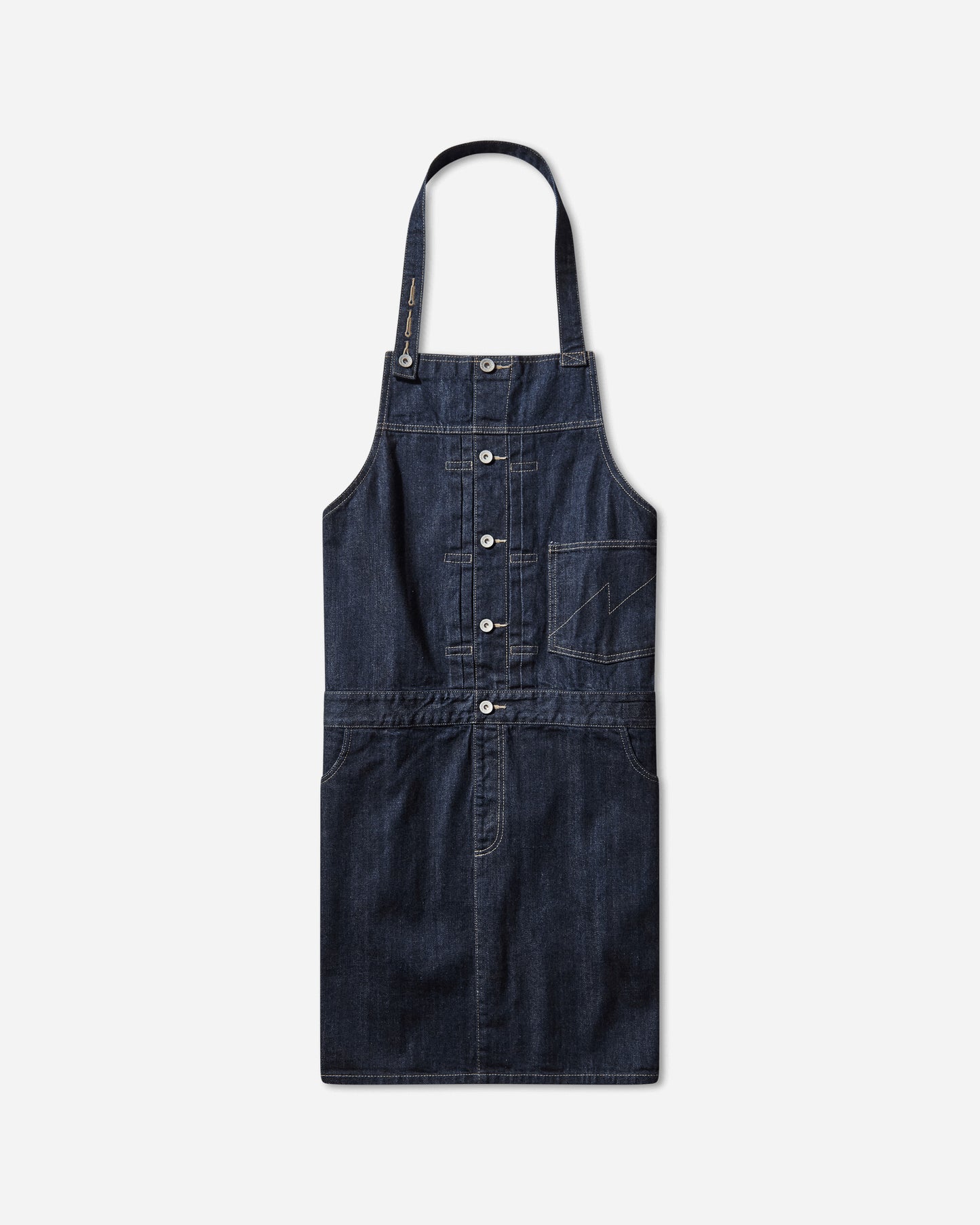 Neighborhood Denim Apron Indigo Shirts Overshirt 252ZANH-AC01 INDIGO