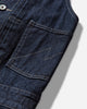 Neighborhood Denim Apron Indigo Shirts Overshirt 252ZANH-AC01 INDIGO