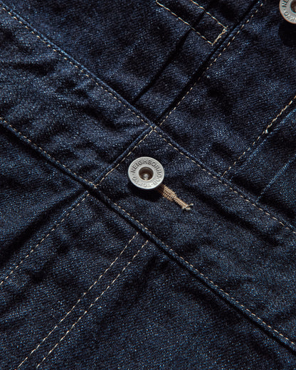 Neighborhood Denim Apron Indigo Shirts Overshirt 252ZANH-AC01 INDIGO
