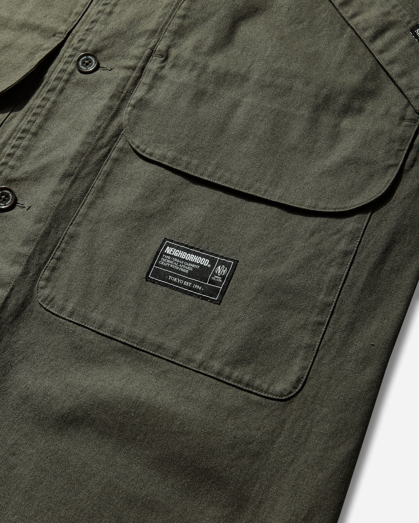 Neighborhood Fishtail Field Coat Olive Coats and Jackets Parka Jackets 261TSNH-JKM08 OLIVE