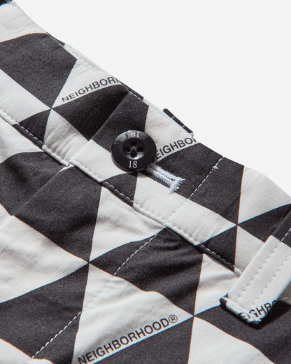 Neighborhood Triangle Pattern Short Pants White Shorts Short 251UTNH-PTM03 WH