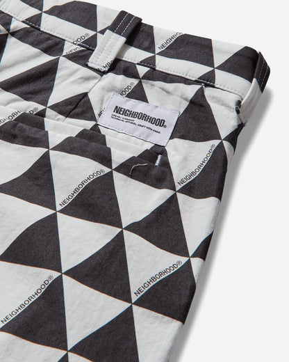 Neighborhood Triangle Pattern Short Pants White Shorts Short 251UTNH-PTM03 WH