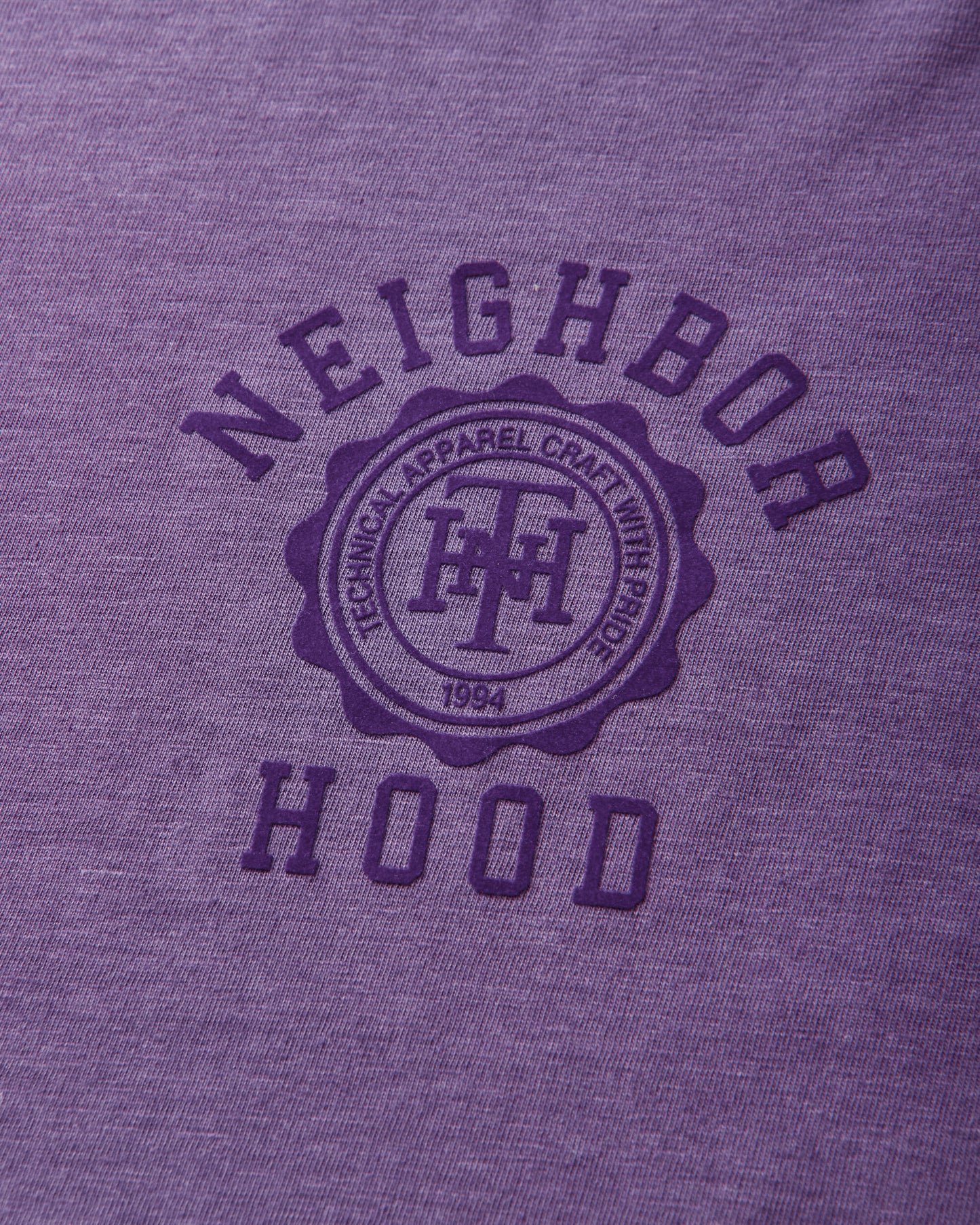 Neighborhood Heather Fabric Tee Ss Purple T-Shirts Shortsleeve 261UWNH-CSM02 PURPLE