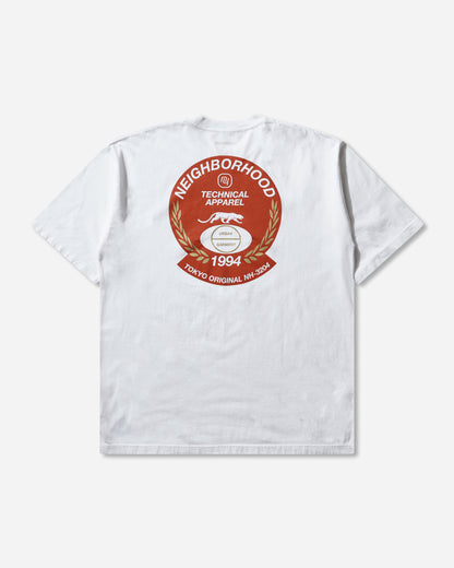 Neighborhood Nh . Tee Ss-6 White T-Shirts Shortsleeve 261PCNH-ST06 WHITE