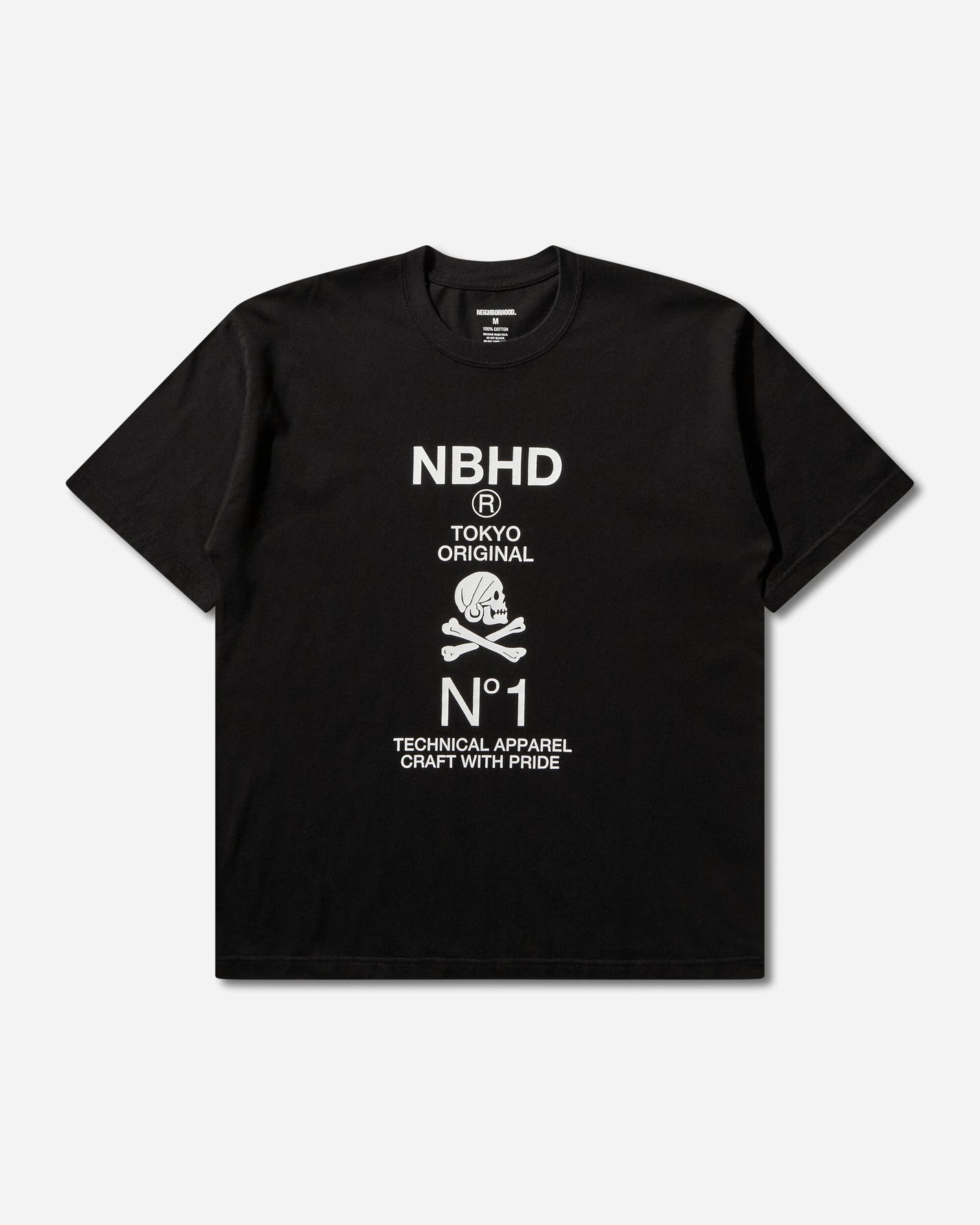 Neighborhood Nh . Tee Ss-8 Black T-Shirts Shortsleeve 261PCNH-ST08 BLACK