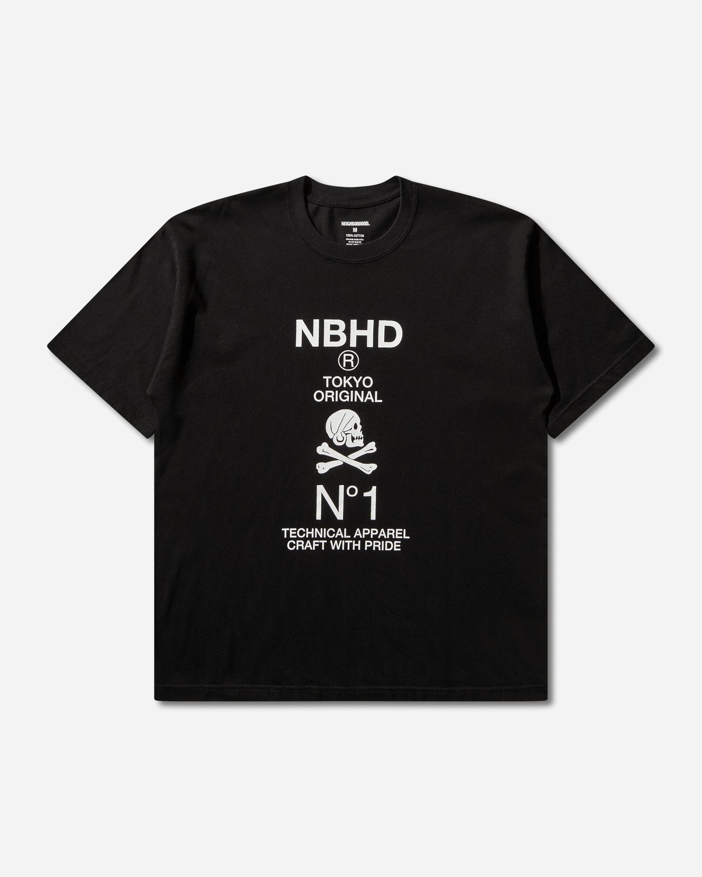 Neighborhood Nh . Tee Ss-8 Black T-Shirts Shortsleeve 261PCNH-ST08 BLACK