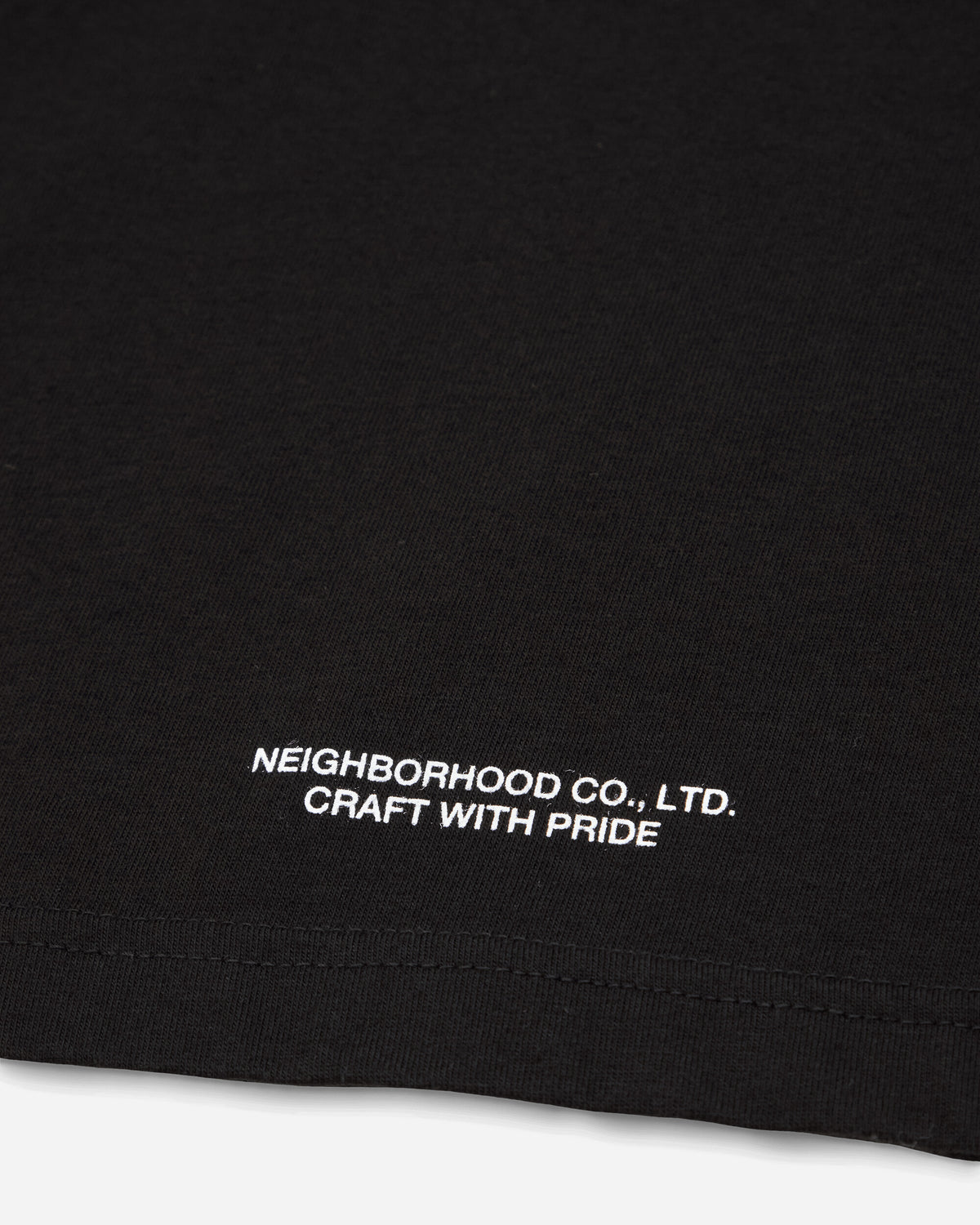 Neighborhood Nh Tee Ss 9 Black T-Shirts Shortsleeve 262PCNH-ST09 BLACK
