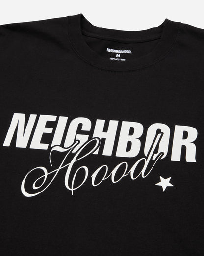 Neighborhood Nh Tee Ss 9 Black T-Shirts Shortsleeve 262PCNH-ST09 BLACK