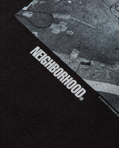 Neighborhood Nh X Charles Peterson/Tee Ss-3 Black T-Shirts Shortsleeve 252PCNH-ST12S BLACK