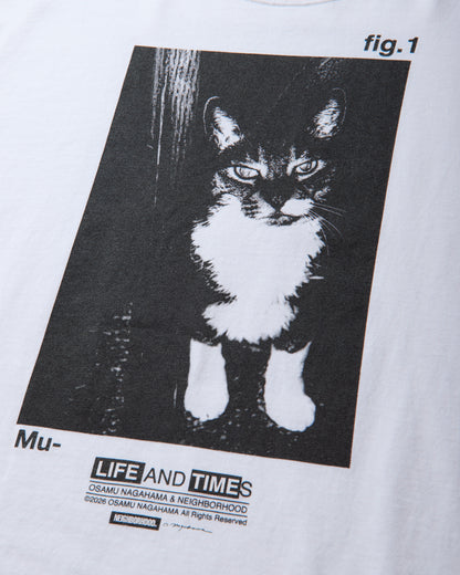 Neighborhood Nh X Osamu Nagahama . Tee Ss-2 White T-Shirts Shortsleeve 261PCNON-ST02 WHITE