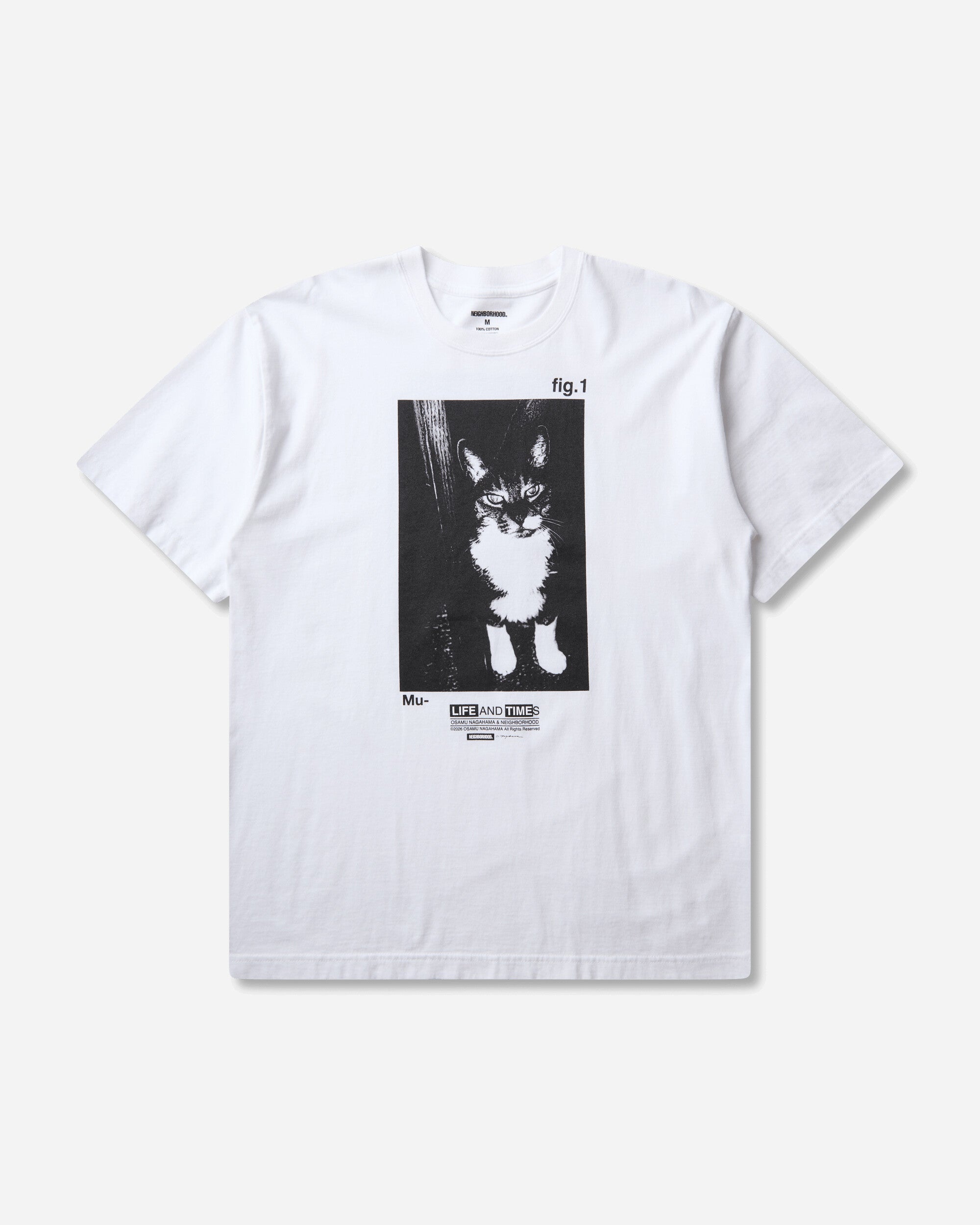 Neighborhood Nh X Osamu Nagahama . Tee Ss-2 White T-Shirts Shortsleeve 261PCNON-ST02 WHITE