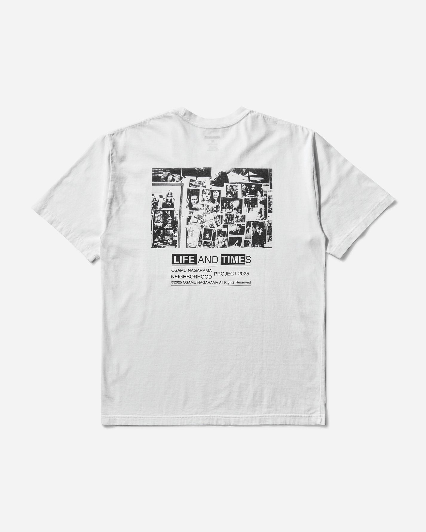 Neighborhood Nh X Osamu Nagahama.Tee Ss-4 White T-Shirts Shortsleeve 251PCNON-ST04 WH