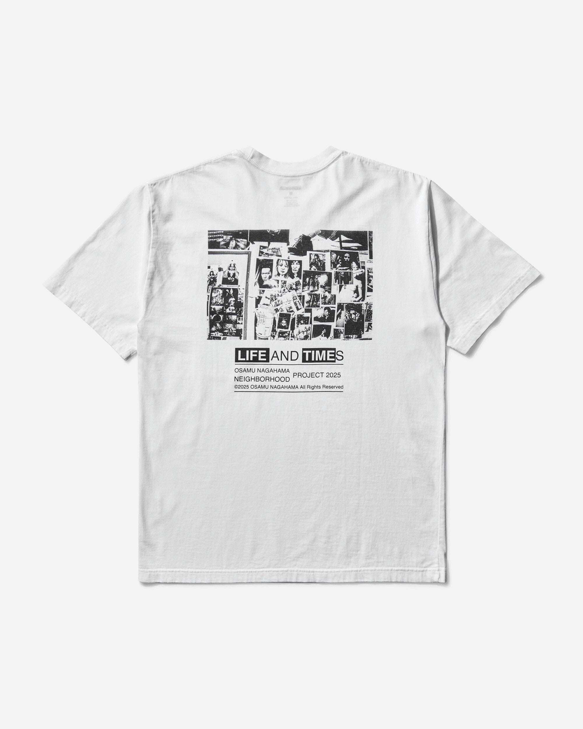Neighborhood Nh X Osamu Nagahama.Tee Ss-4 White T-Shirts Shortsleeve 251PCNON-ST04 WH