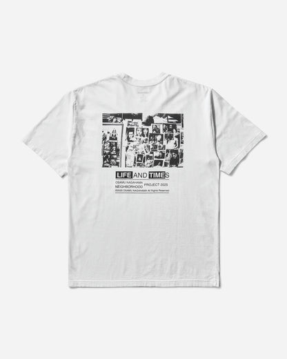 Neighborhood Nh X Osamu Nagahama.Tee Ss-4 White T-Shirts Shortsleeve 251PCNON-ST04 WH