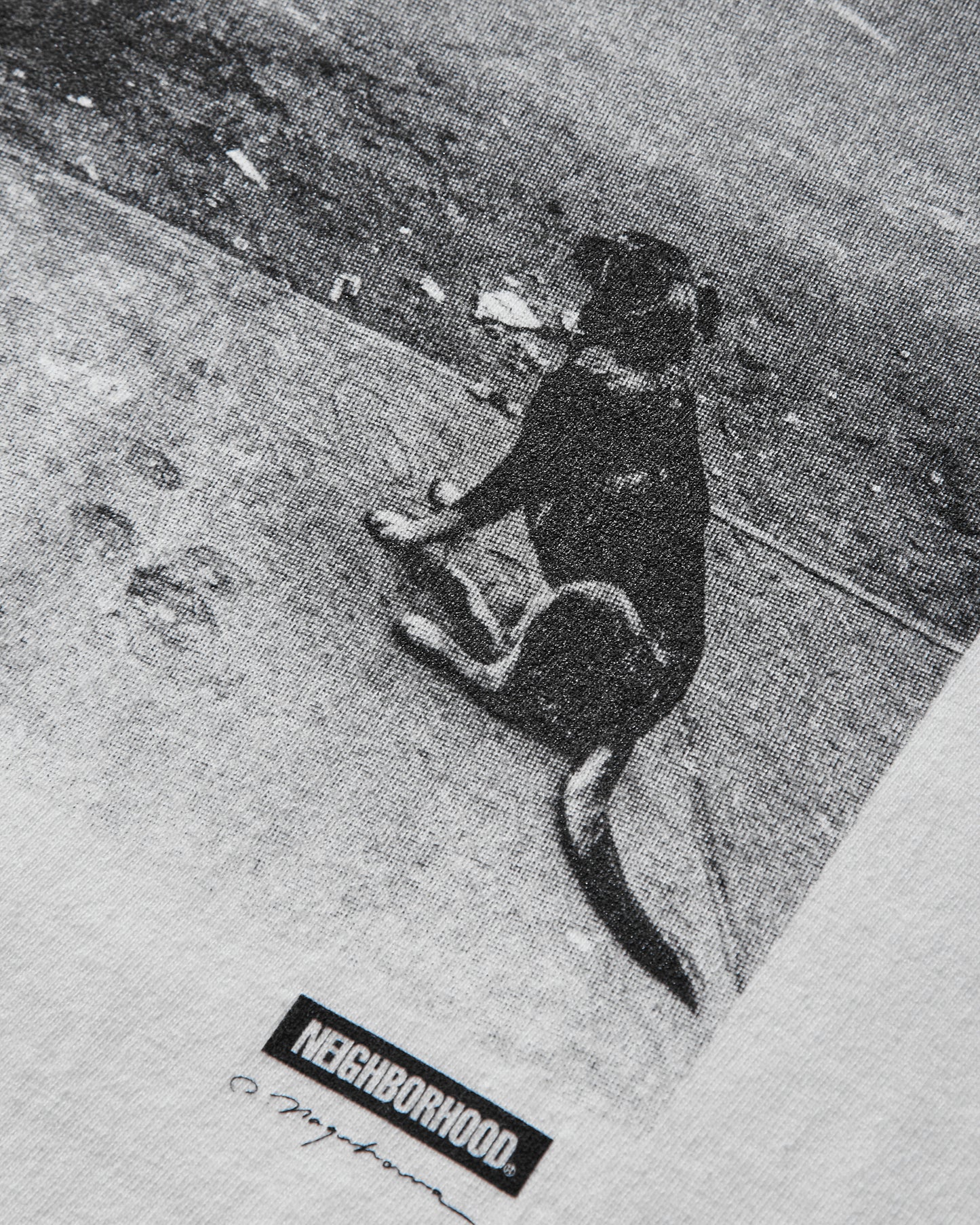 Neighborhood Nh X Osamu Nagahama.Tee Ss-4 White T-Shirts Shortsleeve 251PCNON-ST04 WH