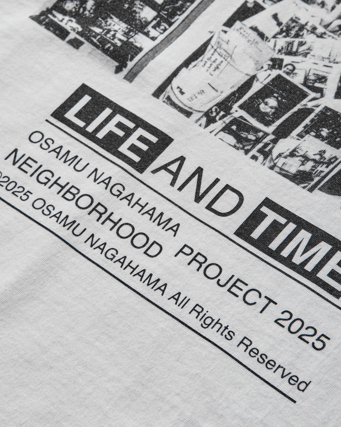 Neighborhood Nh X Osamu Nagahama.Tee Ss-4 White T-Shirts Shortsleeve 251PCNON-ST04 WH