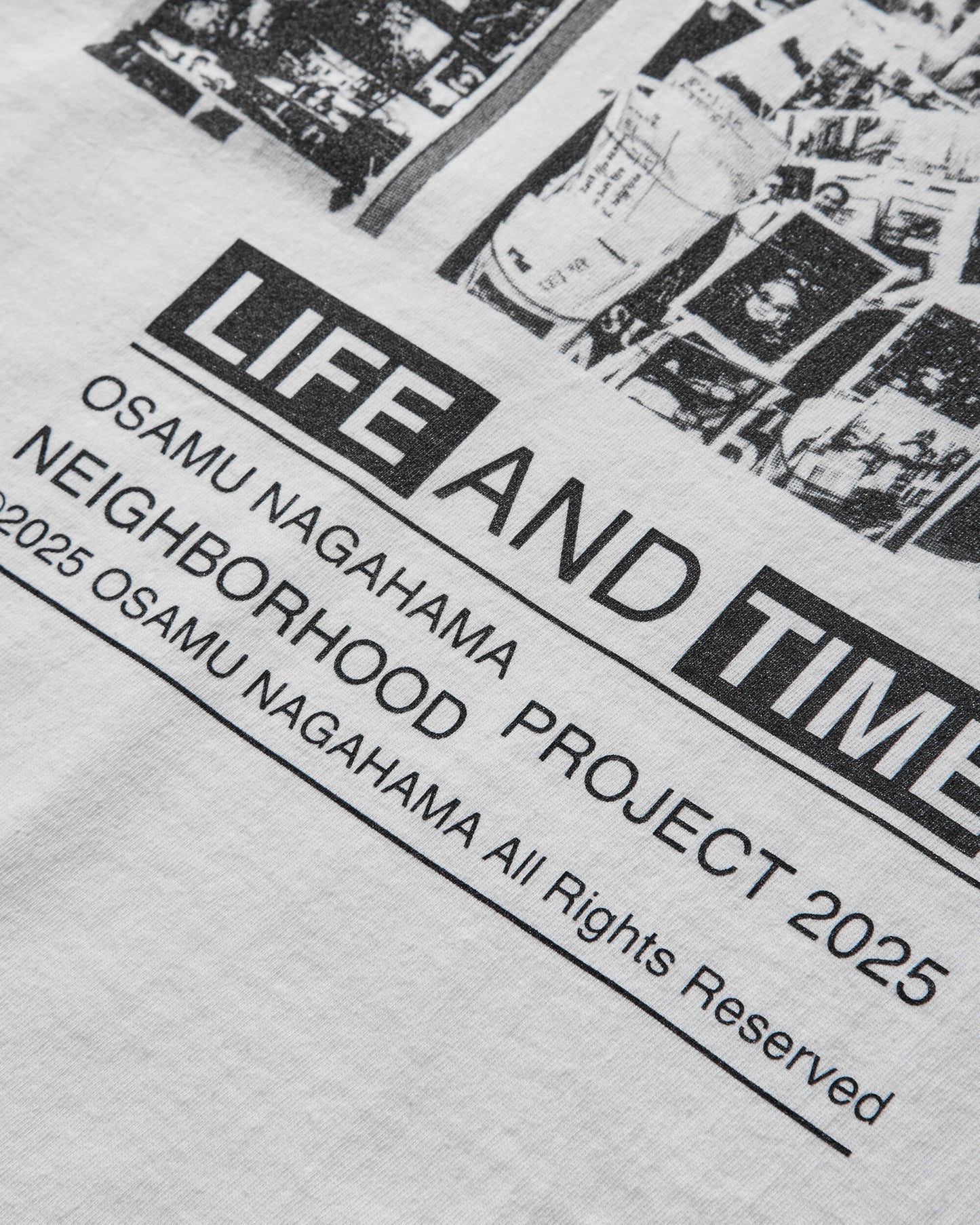 Neighborhood Nh X Osamu Nagahama.Tee Ss-4 White T-Shirts Shortsleeve 251PCNON-ST04 WH
