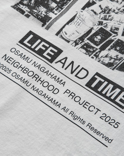 Neighborhood Nh X Osamu Nagahama.Tee Ss-4 White T-Shirts Shortsleeve 251PCNON-ST04 WH