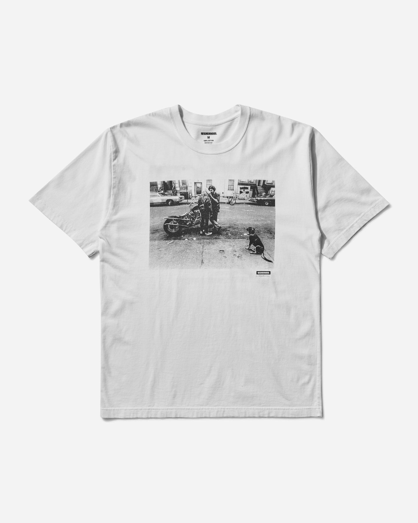 Neighborhood Nh X Osamu Nagahama.Tee Ss-4 White T-Shirts Shortsleeve 251PCNON-ST04 WH