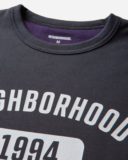 Neighborhood Reversible Crewneck Ss Black T-Shirts Shortsleeve 262UWNH-CSM09 BLACK
