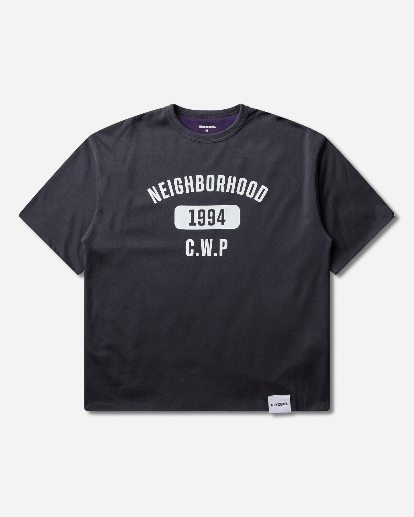 Neighborhood Reversible Crewneck Ss Black T-Shirts Shortsleeve 262UWNH-CSM09 BLACK