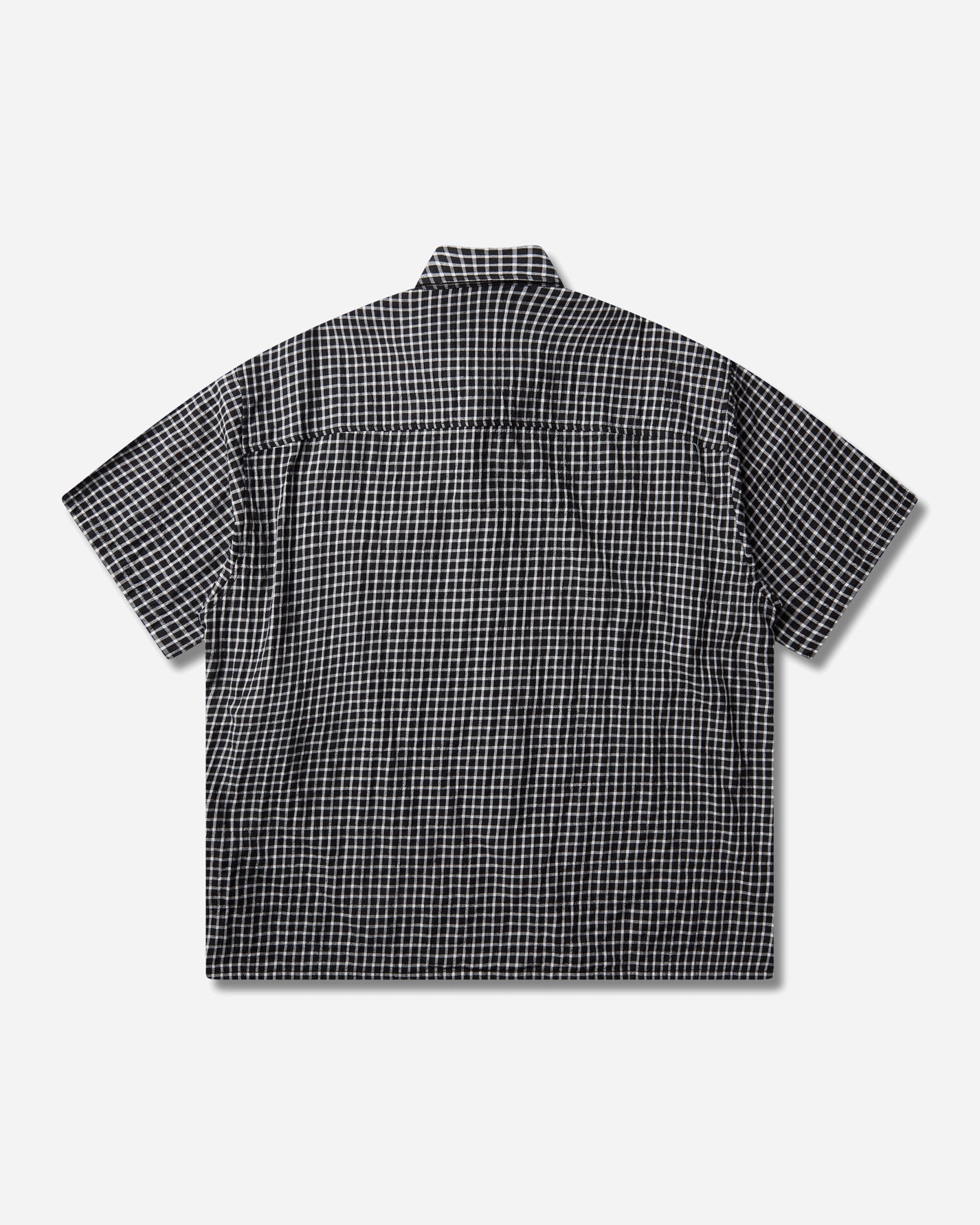 Neighborhood Bw . Check Shirt Ss Black Shirts Shortsleeve Shirt 261AQNH-SHM07 BLACK