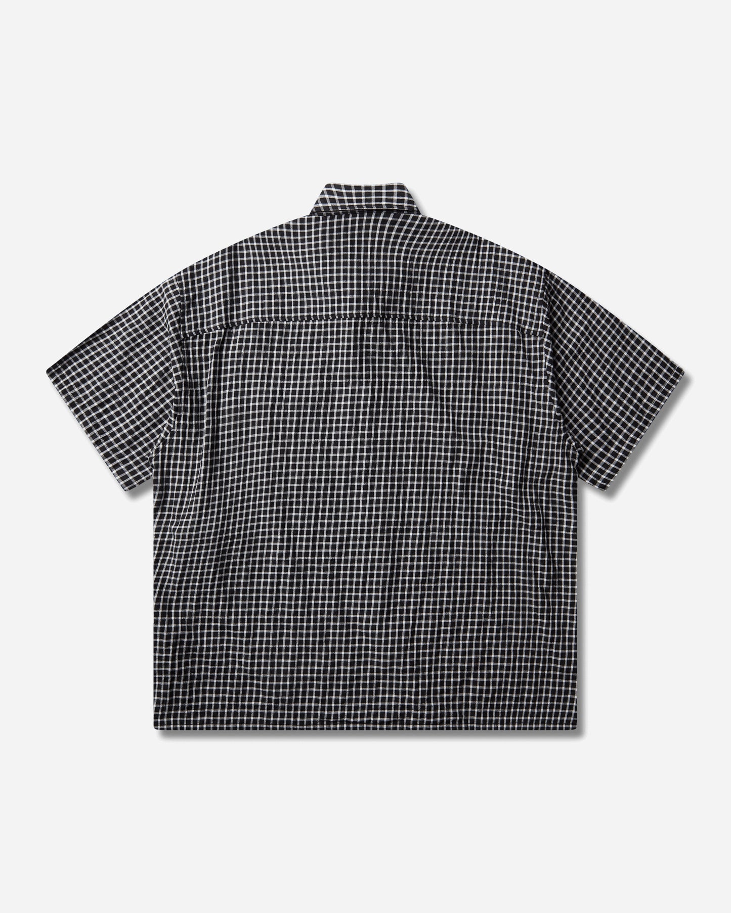 Neighborhood Bw . Check Shirt Ss Black Shirts Shortsleeve Shirt 261AQNH-SHM07 BLACK
