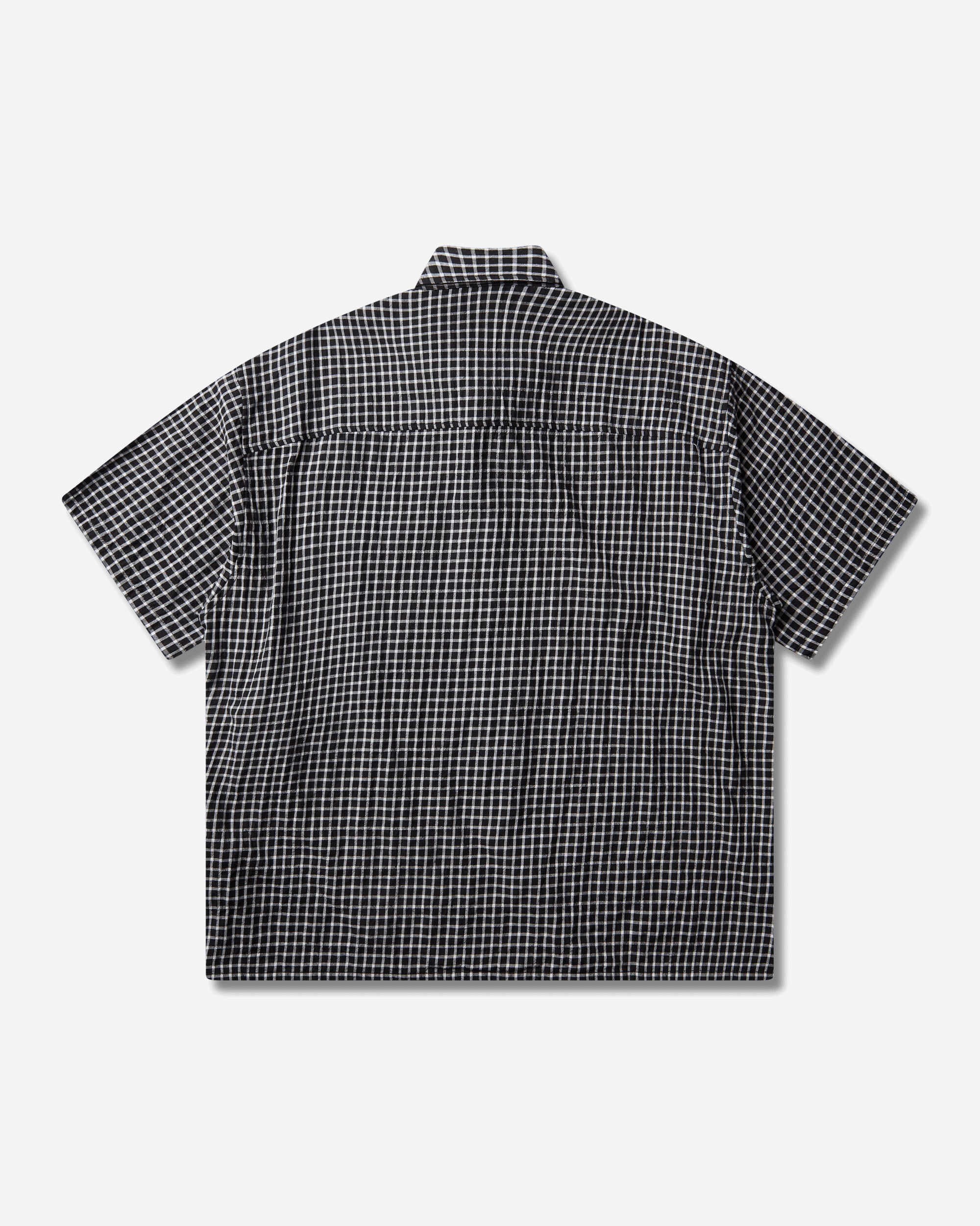 Neighborhood Bw . Check Shirt Ss Black Shirts Shortsleeve Shirt 261AQNH-SHM07 BLACK
