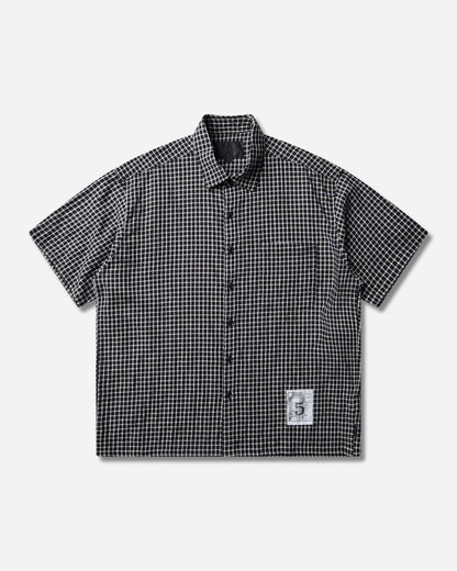 Neighborhood Bw . Check Shirt Ss Black Shirts Shortsleeve Shirt 261AQNH-SHM07 BLACK