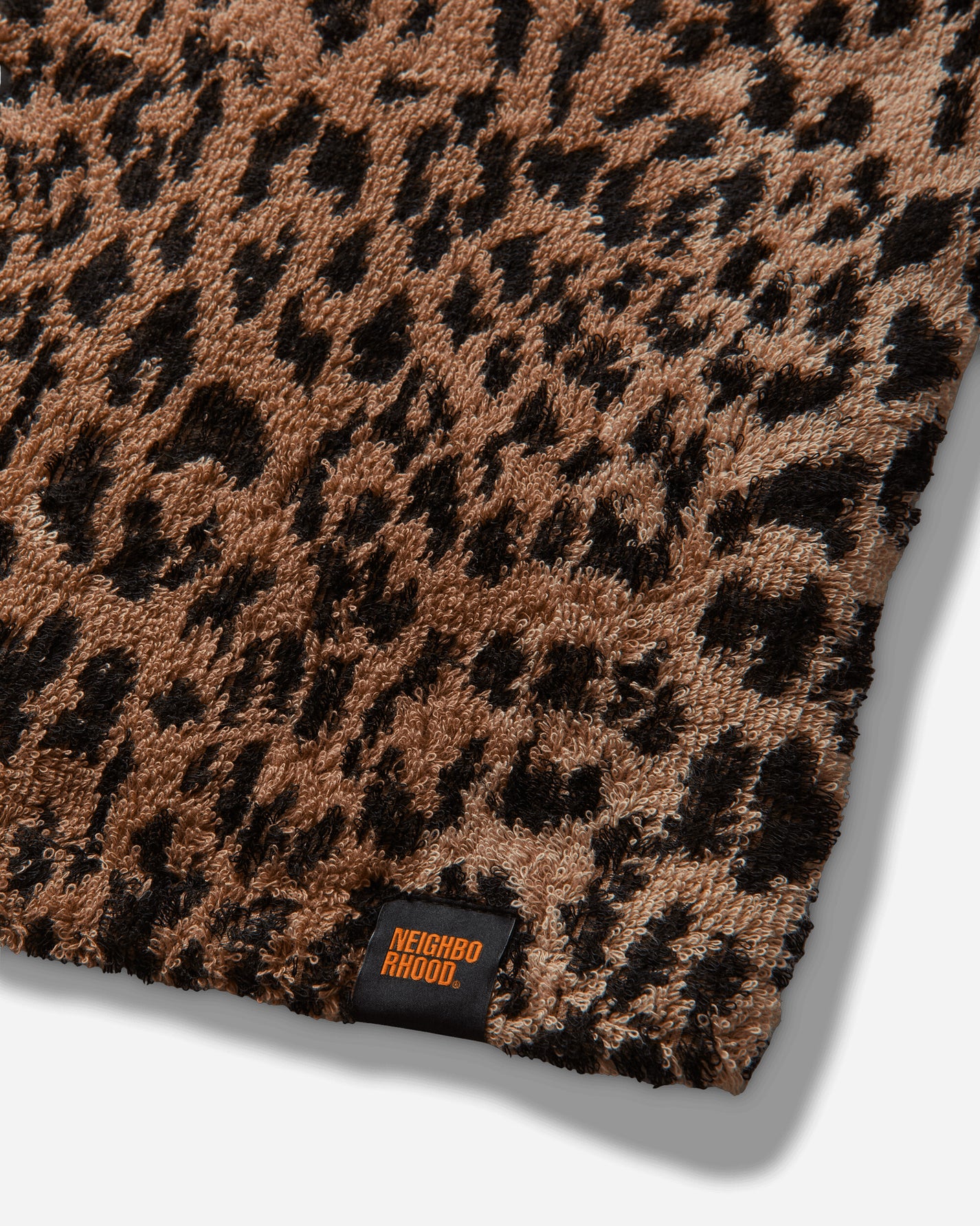 Neighborhood Nh X Hippopotamus . Terry Cloth Shirt Ss Leopard Shirts Shortsleeve Shirt 261TSHIN-SHM02 LEOPARD