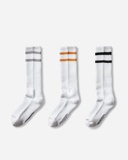 Neighborhood Classic 3Pack Socks White Underwear Socks 261KWNH-UWM01 WHITE