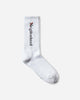 Neighborhood Logo Socks White Underwear Socks 261WINH-UWM01 WHITE