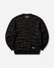 Neighborhood Camo Pattern Crewneck Sweater Black Knitwears Sweaters 261FUNH-KNM02 BLACK