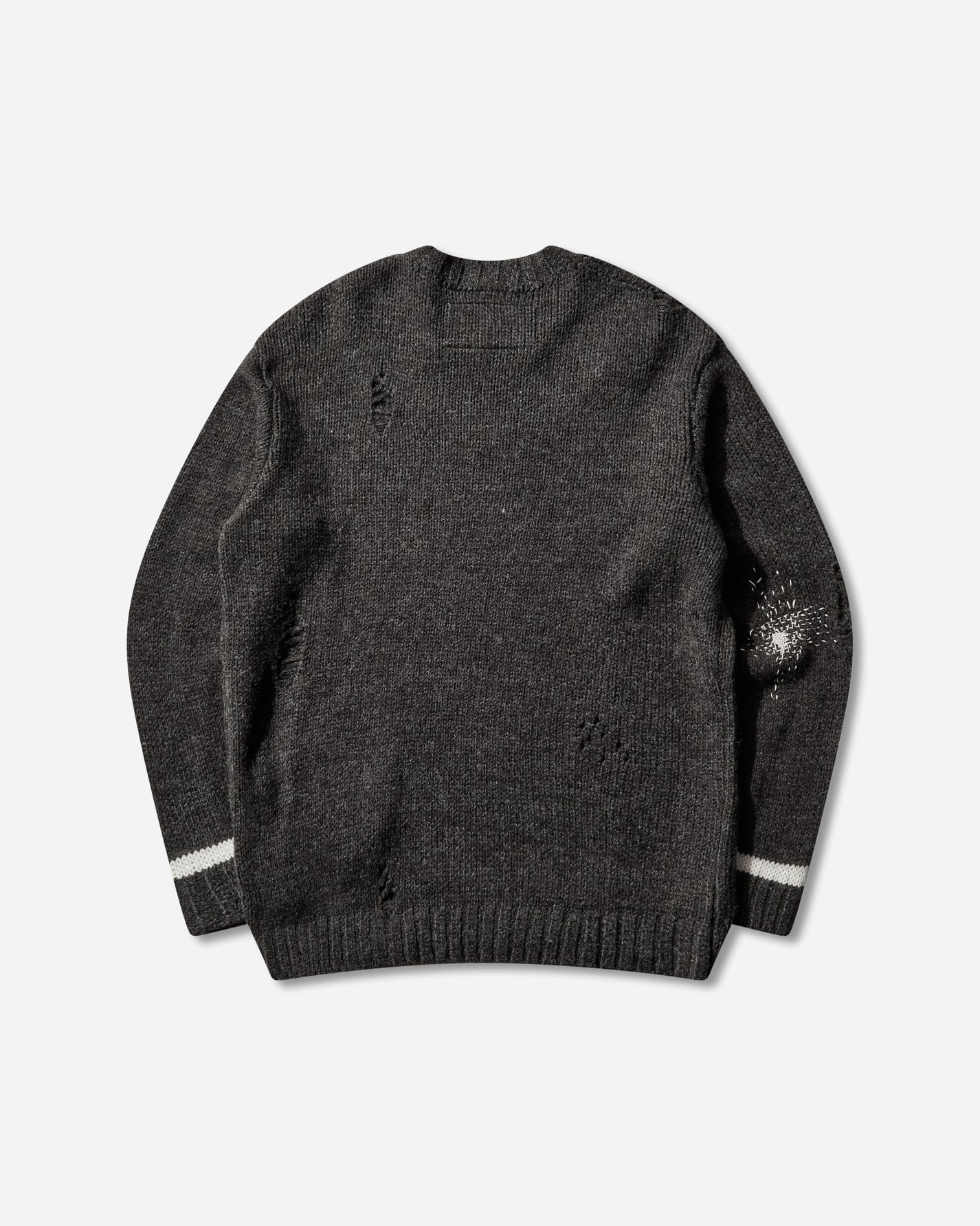Neighborhood Savage Crewneck Sweater Charcoal Knitwears Sweaters 252FUNH-KNM02 CHARCOAL