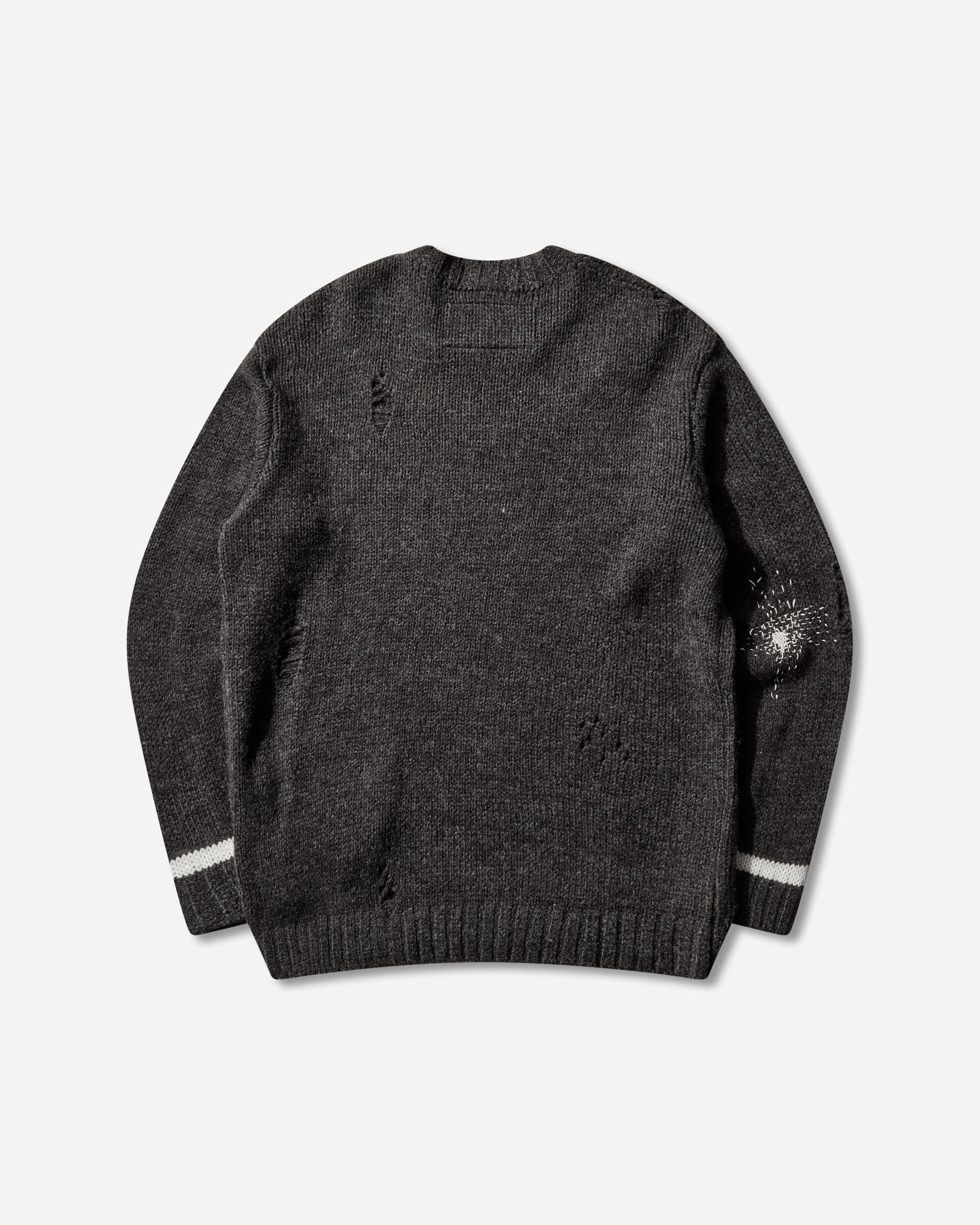 Neighborhood Savage Crewneck Sweater Charcoal Knitwears Sweaters 252FUNH-KNM02 CHARCOAL