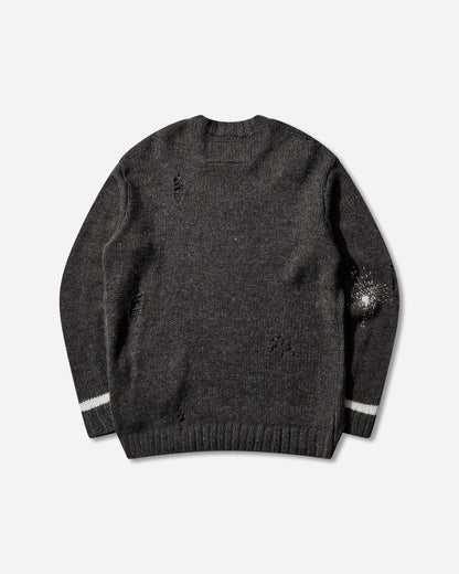 Neighborhood Savage Crewneck Sweater Charcoal Knitwears Sweaters 252FUNH-KNM02 CHARCOAL