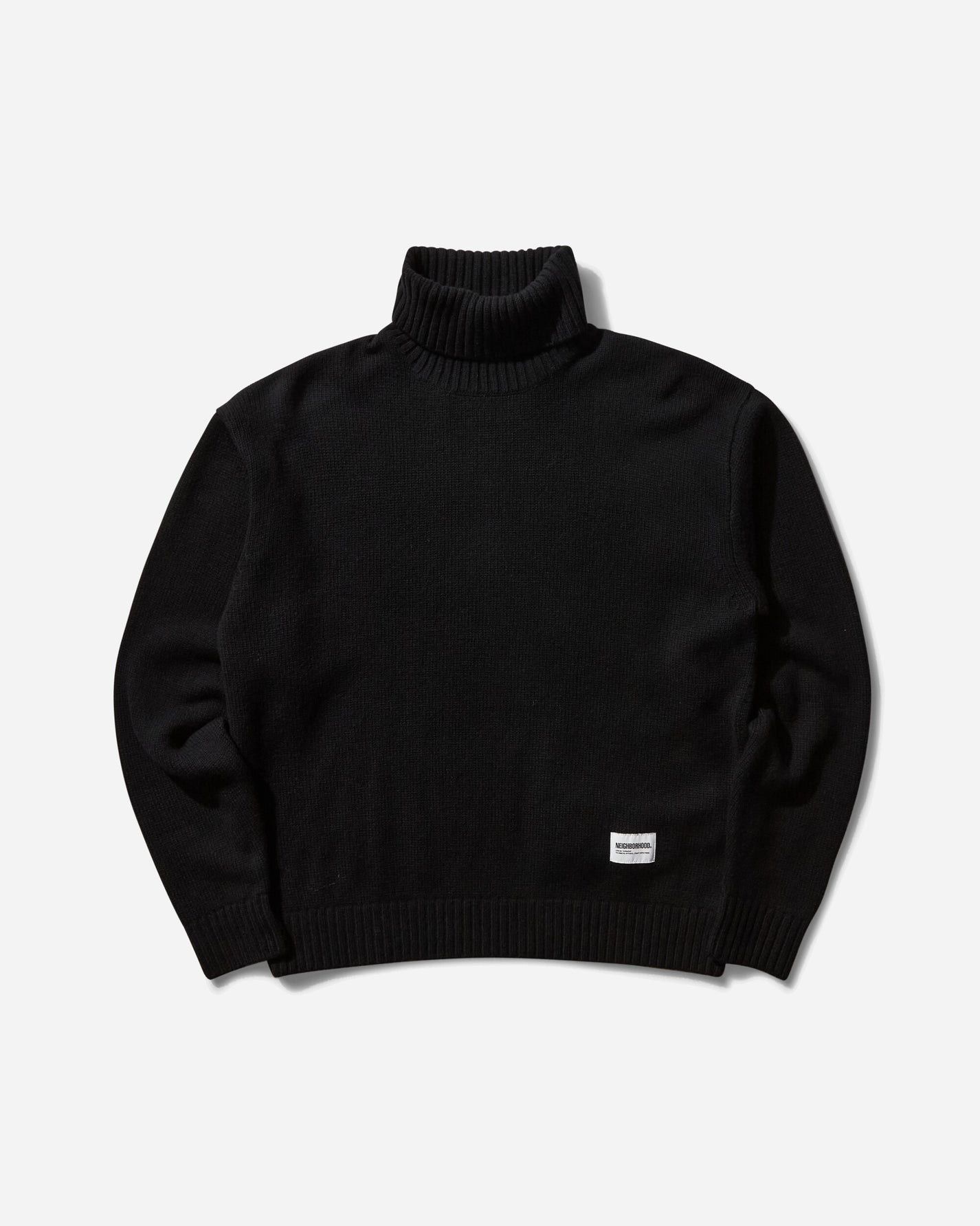 Neighborhood Turtleneck Sweater Black Knitwears Sweaters 242FUNH-KNM02 BK