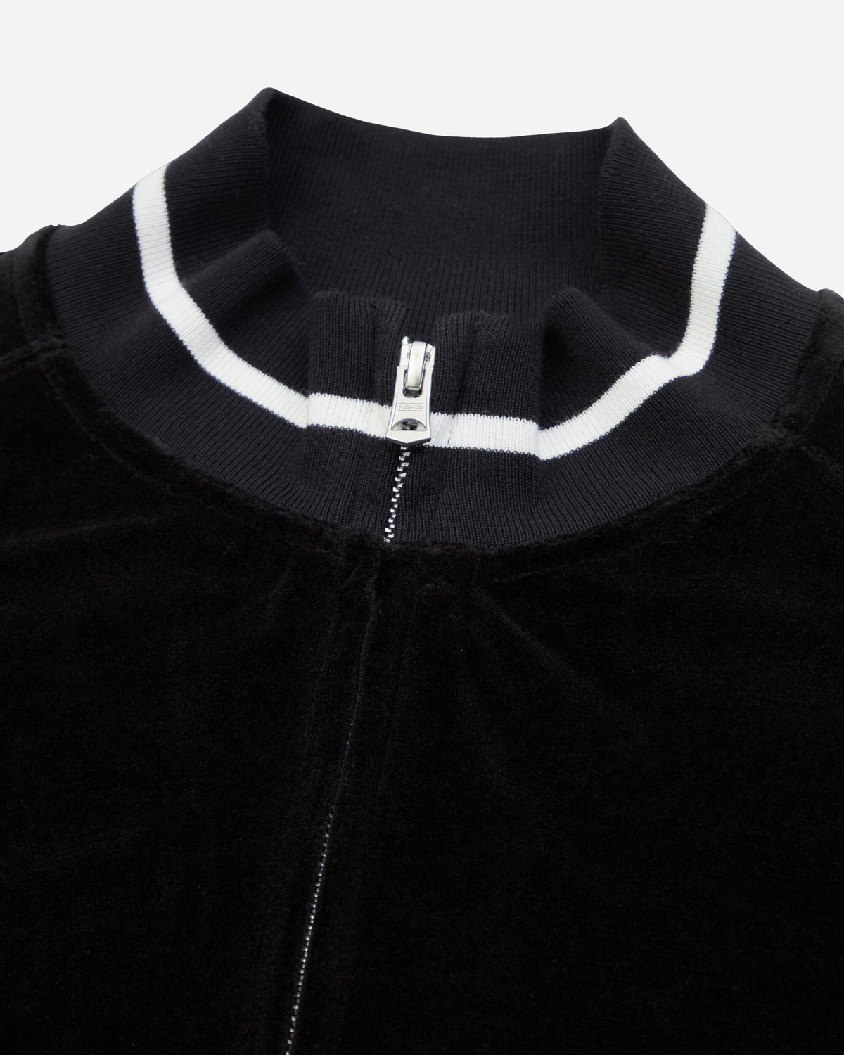 Neighborhood Velour Track Jacket Black Sweatshirts Track Tops 262UWNH-CSM01 BLACK