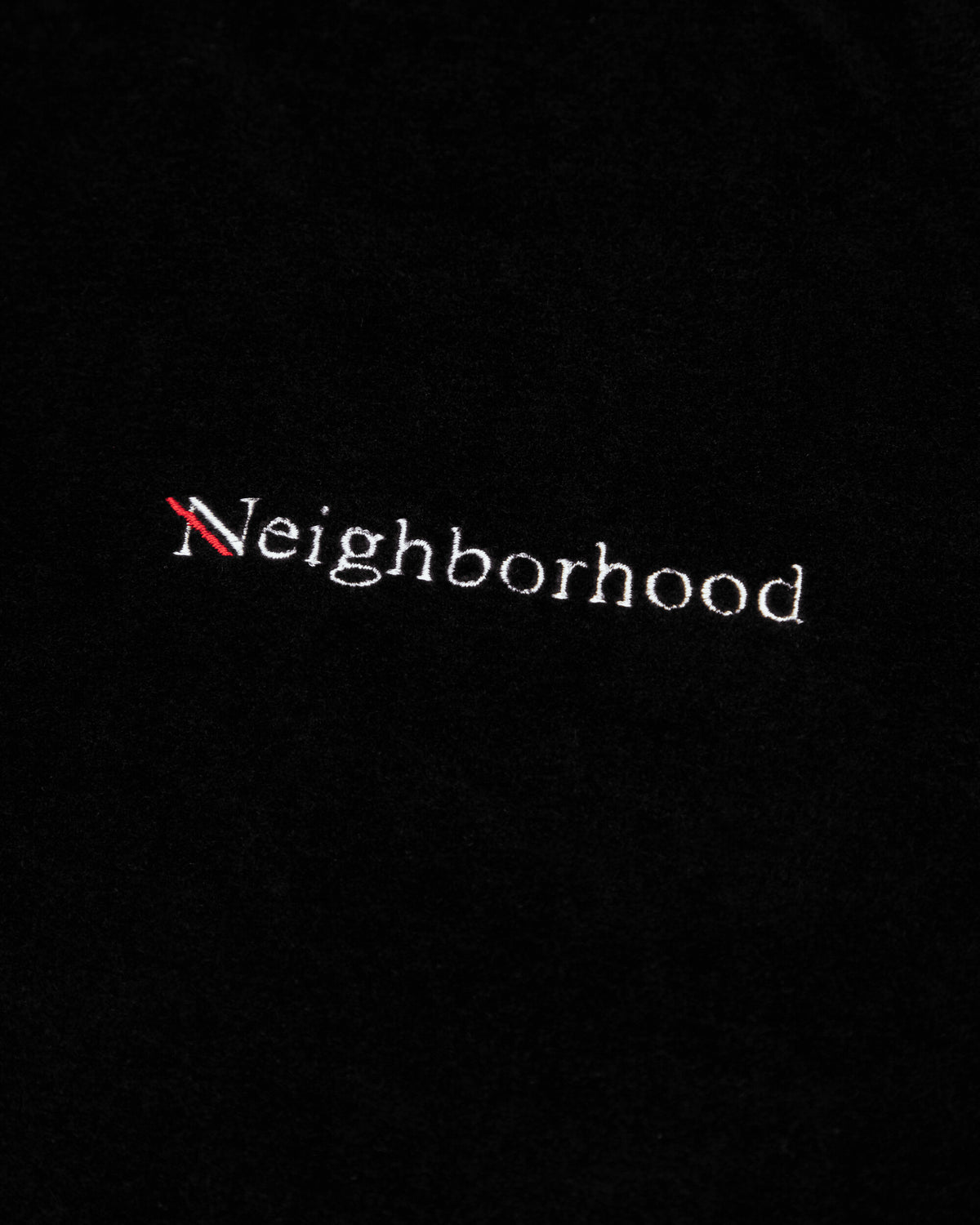 Neighborhood Velour Track Jacket Black Sweatshirts Track Tops 262UWNH-CSM01 BLACK