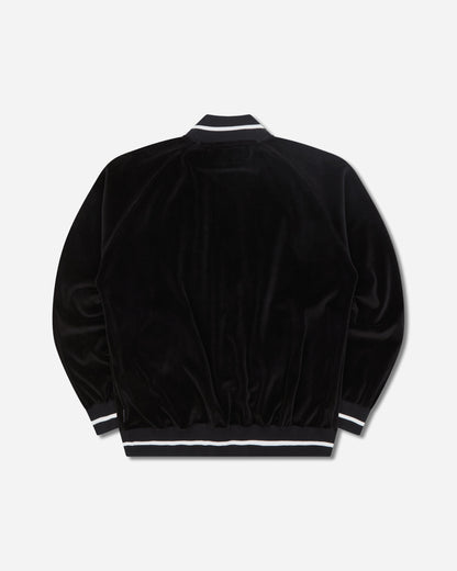 Neighborhood Velour Track Jacket Black Sweatshirts Track Tops 262UWNH-CSM01 BLACK