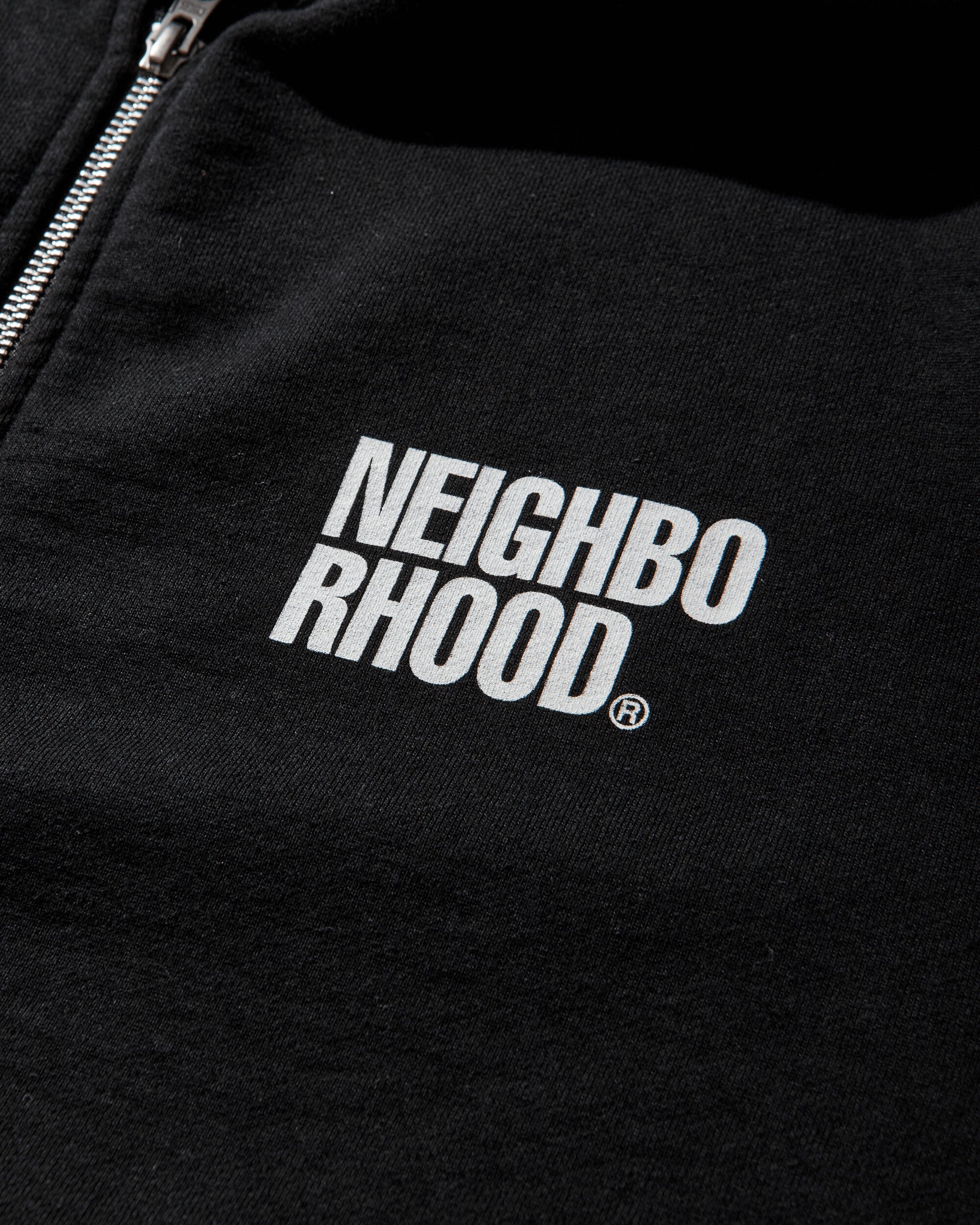 Neighborhood Classic Sweat Zip Hoodie Ls Black Sweatshirts Zip-Ups 252UWNH-CSM03 BLACK